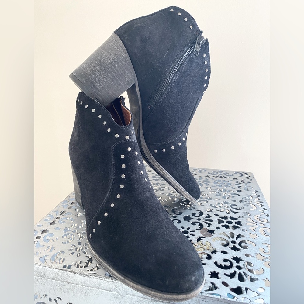Frye “Nora” studded booties
